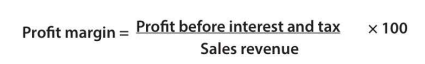 <p>Percentage of sales turnover turned into profit</p>