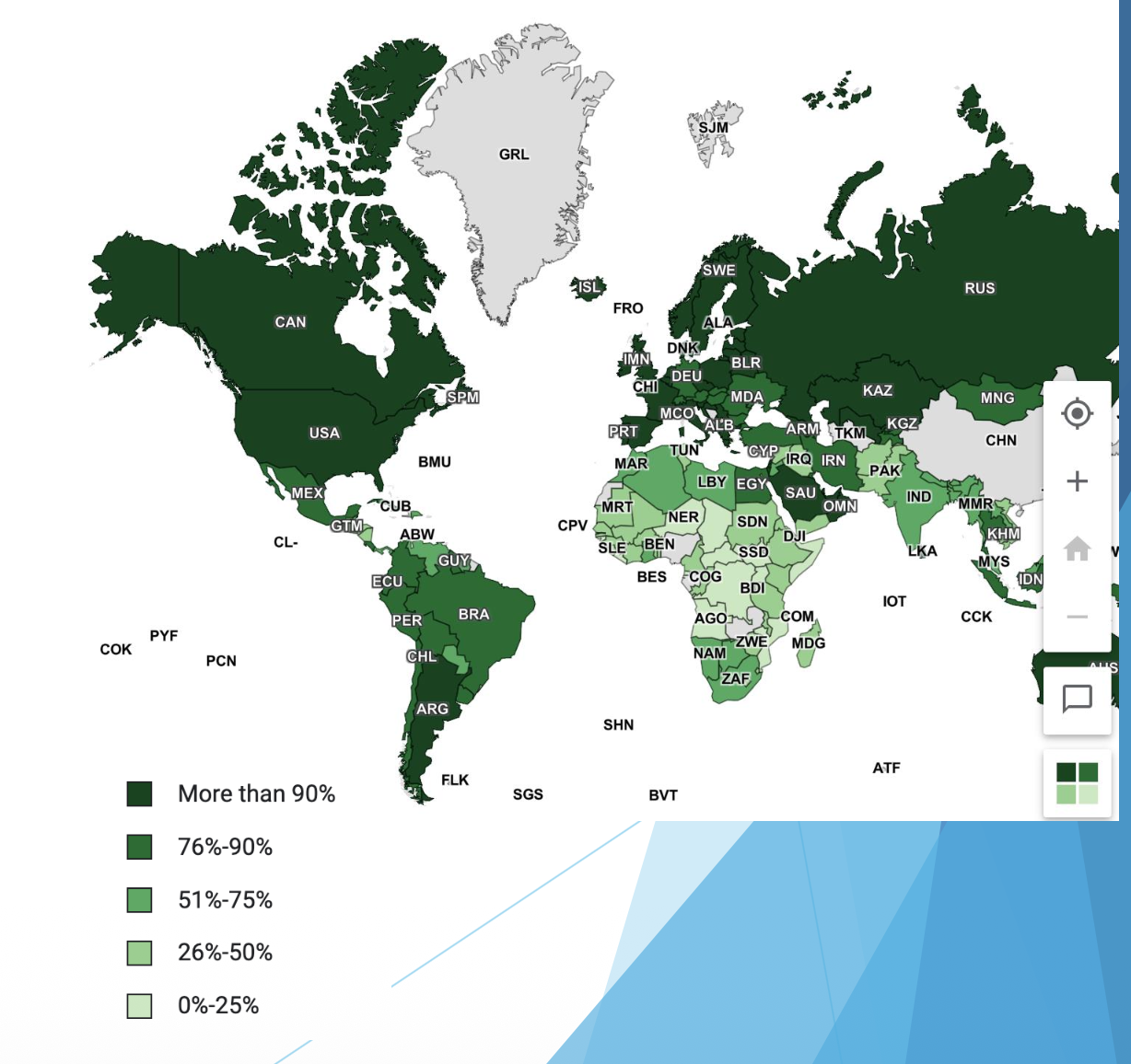 <p><strong><u>A Brief History of Secondary Schools</u></strong></p><p class="p2"> In contrast, even now adolescents often do not attend secondary school in <u>developing/developed</u> countries.</p><p class="p2"> The map illustrates that enrollment remains <u>lower/higher</u> in developing countries than in developed countries (World Bank, 2020).</p><p class="p3"><span data-name="arrow_right_hook" data-type="emoji">↪</span> About 60% of adolescents are enrolled in secondary education in economically developing countries, compared to about __% in developed countries.</p>