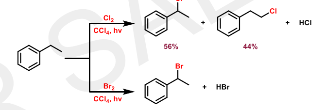 <p>Free-radical halogenation</p>