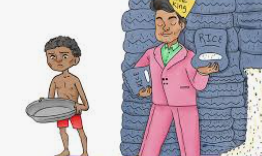 <p>excessive or insatiable desire for wealth or gain </p>