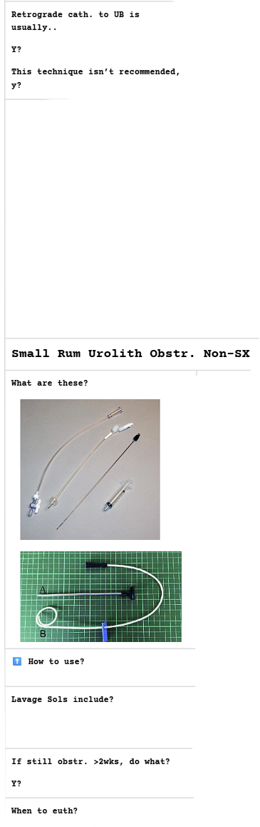 <p>Uro-lith - Obstructed Pt</p>