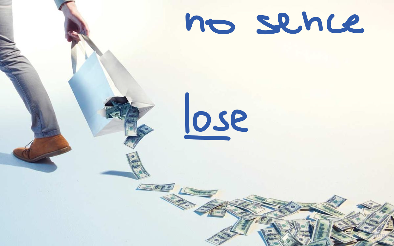 <p>I _____ money ___ subscriptions</p>