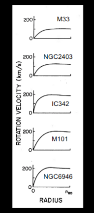 <p>Always the same result when repeated</p><p>.</p><p><span style="background-color: transparent;">The part of a galaxy that glows in visible light is only a small portion of what's truly there&nbsp;</span></p><ul><li><p><span style="background-color: transparent;">Unseen parts cover much larger area&nbsp;</span></p></li><li><p><span style="background-color: transparent; color: yellow;"><strong>BUT: </strong>The flat rotation curve extends well past the visible or luminous part of each galaxy&nbsp;</span></p><ul><li><p><span style="background-color: transparent;">Why would the most distant objects be moving at crazy speeds?</span></p></li></ul></li></ul><p></p>