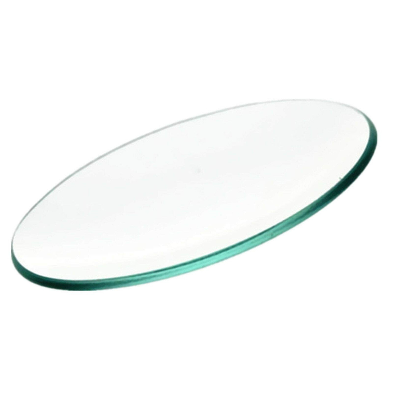 <p>A round, thin glass dish used to cover beakers or evaporating dishes, preventing contamination and evaporation of liquids. </p>
