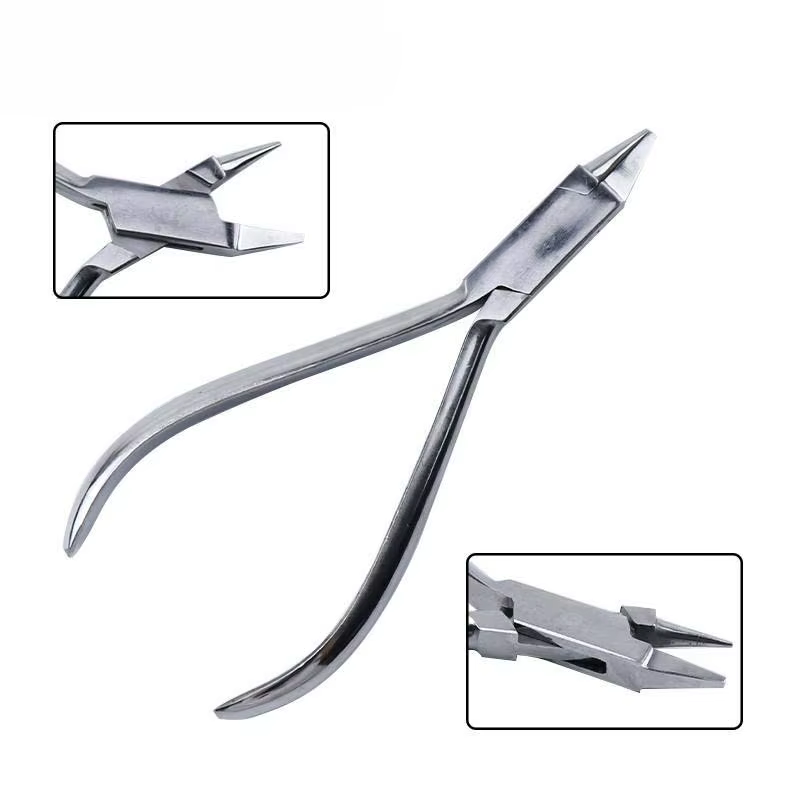 <p>Specialized orthodontic hand tools used to grip, twist and put precise folds into heavy metal arch wires </p>