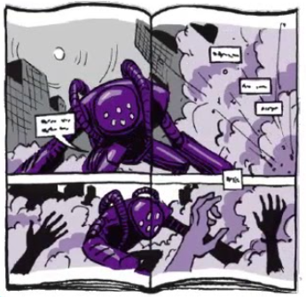 <p>an image that extends to and/or beyond the edge of the page</p>