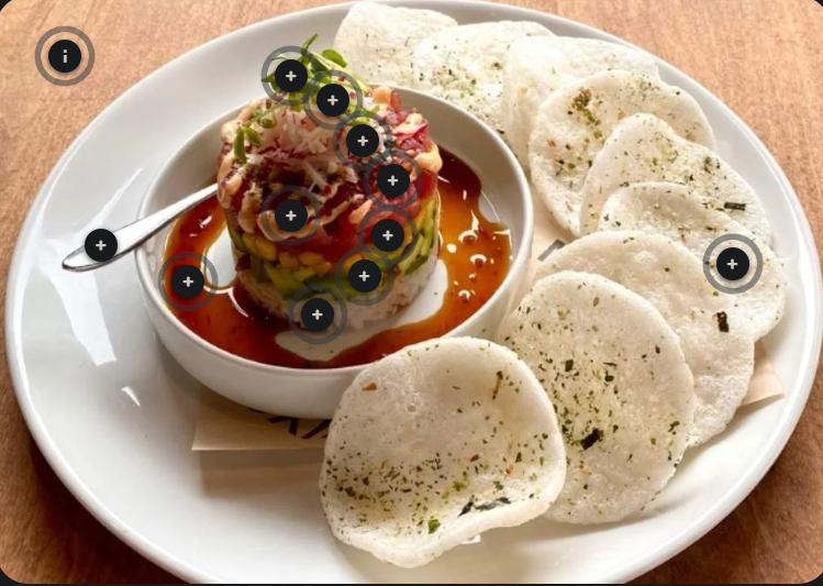 <p>tuna sushi stack</p>