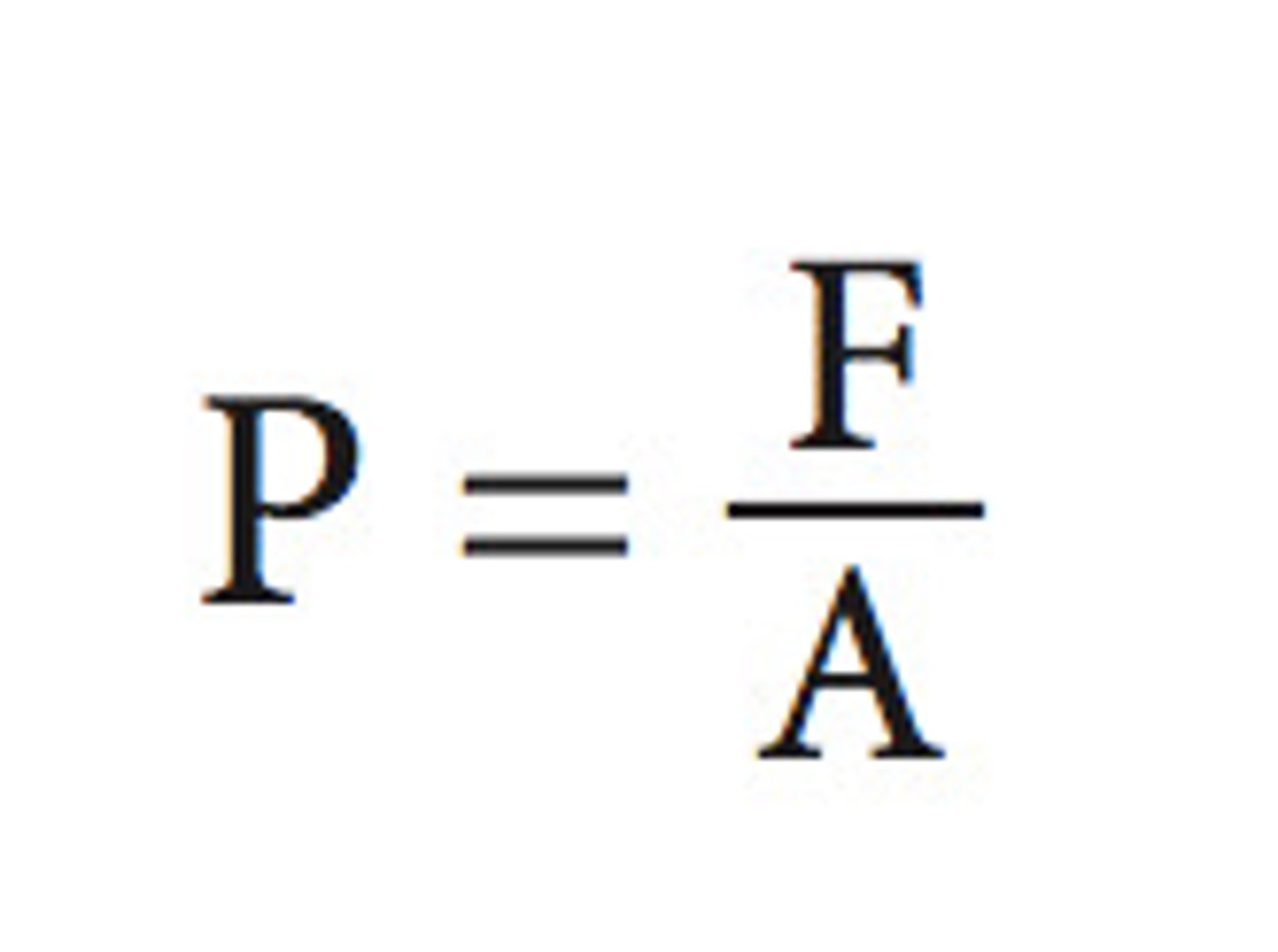 <p>Unit = N/m² = Pascal (Pa)</p>
