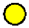 <p><strong>solid yellow light </strong></p>