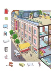 <p>Structure qui délimite une pièce.</p>