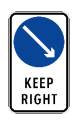 <p>Keep Right</p>