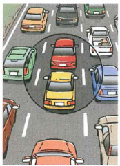 <p>What should you do if you are being tailgated?</p>