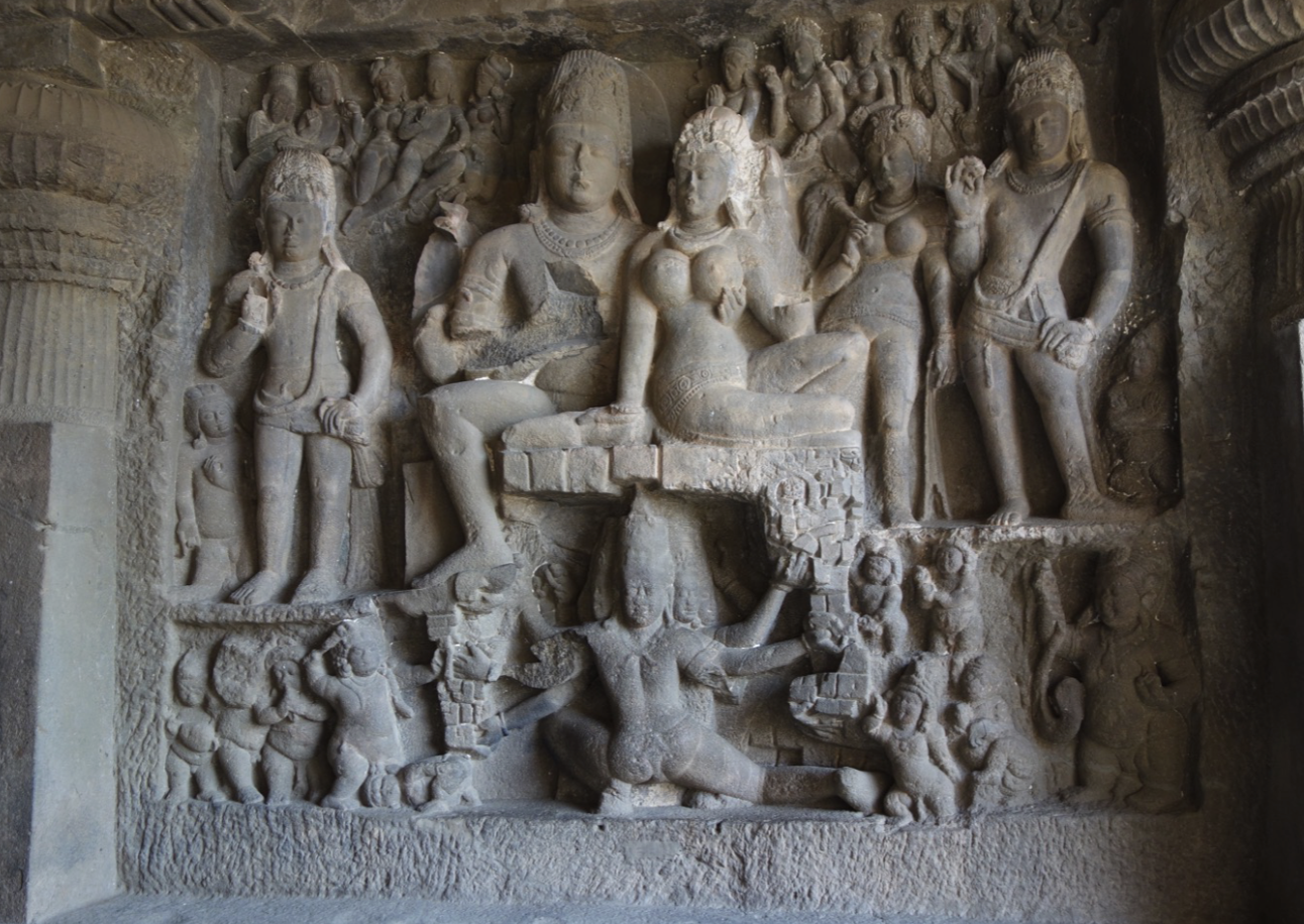 <ul><li><p>In an act of arrogance, Ravana attempts to lift and shake Mt. Kailasa (home of Shiva)</p></li><li><p><span style="background-color: transparent;">Is then trapped under the mountain by Shiva’s foot</span></p></li><li><p><span style="background-color: transparent;">Ravana then becomes a devotee of Shiva, does such penance that he gains significant power</span></p></li></ul><p></p>