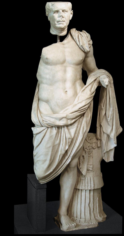 <p>Portrait of a Roman general</p>