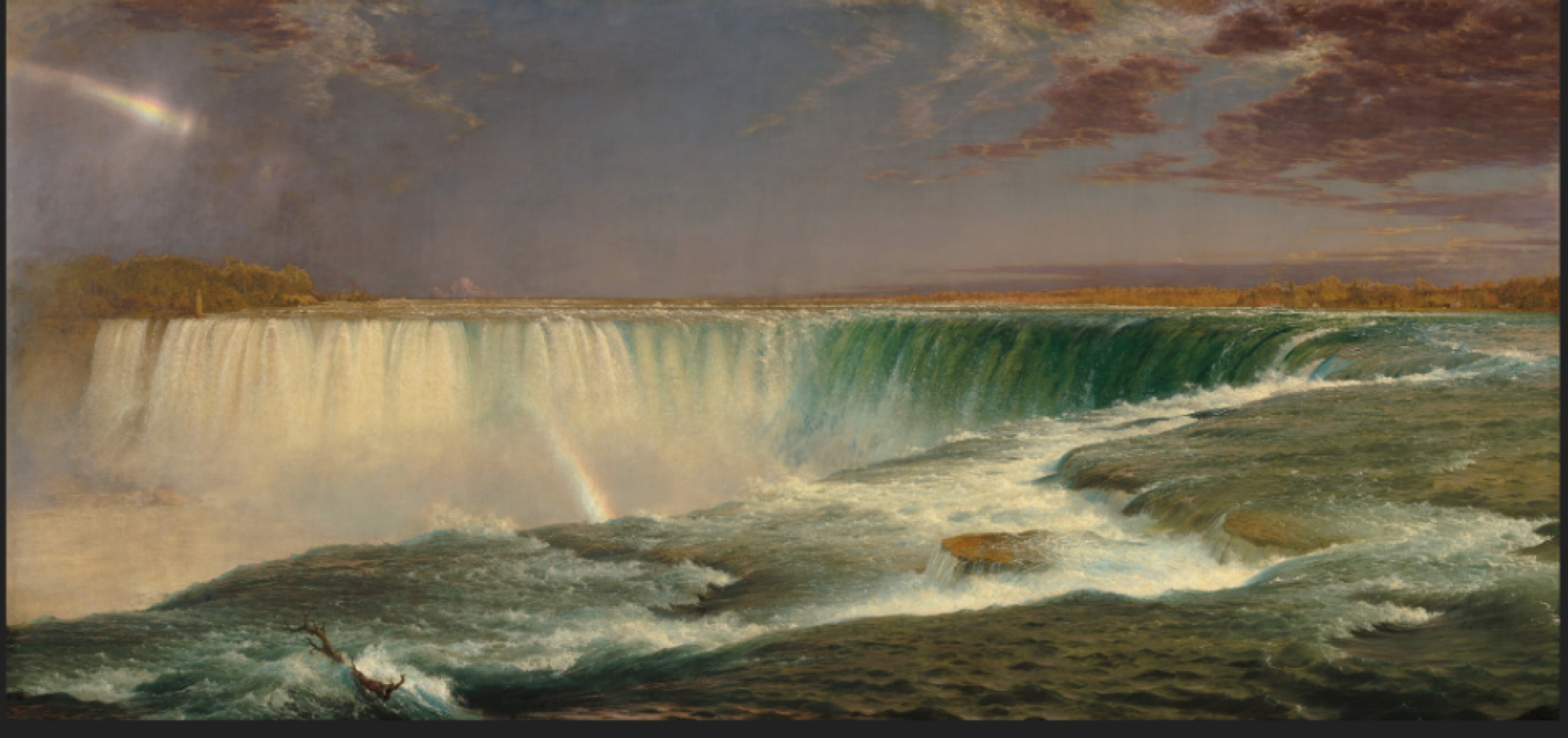 <p>Where was the Niagara painted and its significance </p>