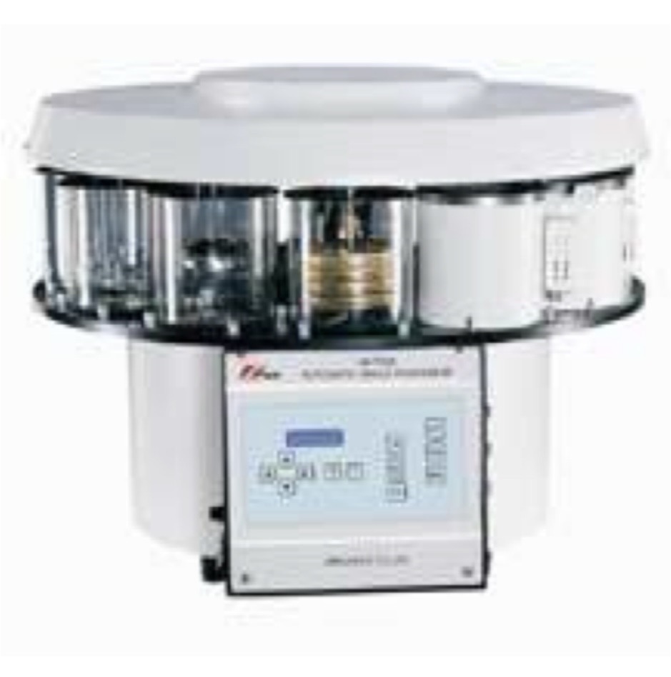 <ol><li><p>AUTOMATIC TISSUE PROCESSOR</p></li><li><p>Automatically fixes, dehydrates, clears and infiltrates tissue specimens. Used to prepare tissue samples for sectioning and microscopic examination in the laboratory.</p></li><li><p>Clean all containers and beakers of the machine and change or rundown solutions once a week. Check temperature of paraffin bath from time to time (temperature must be maintained at 2-5°C above melting point of paraffin wax).</p><p>Change the reagent <strong>when usage limit is reached</strong> before running the next process.</p><p></p><p>To obtain well processed blocks;</p><p>Before exchanging fuses:</p><p><strong>Switch off</strong> the main switch</p><p>Make sure instrument is <strong>unplugged</strong></p></li></ol><p></p>