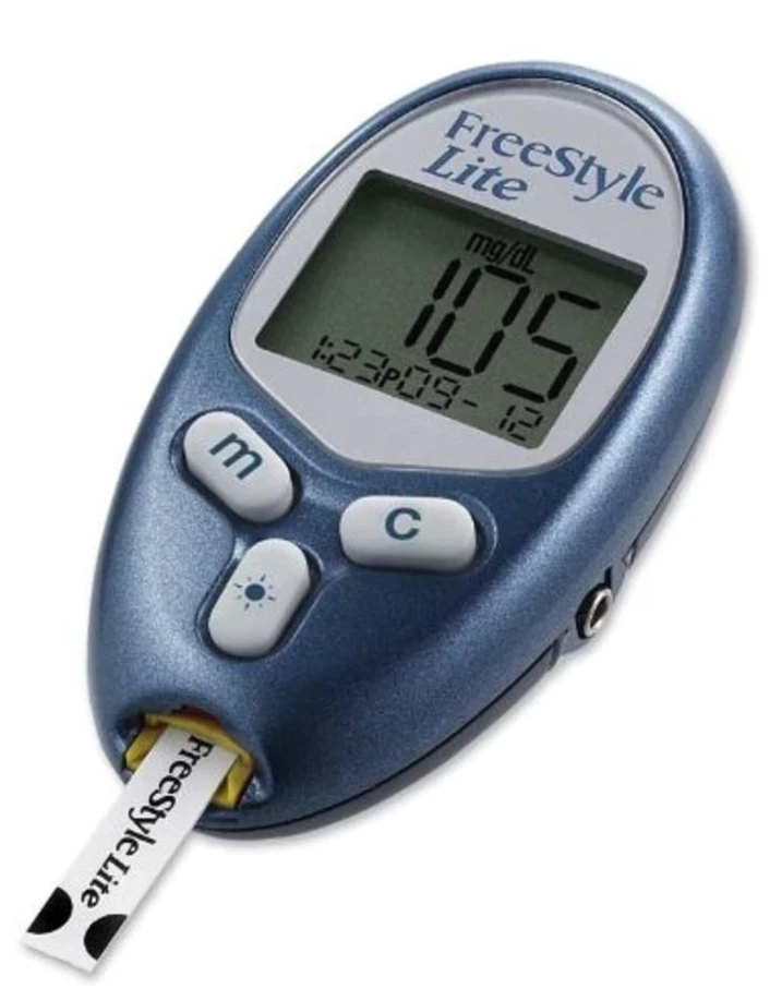 <p>A device used to measure blood glucose</p>