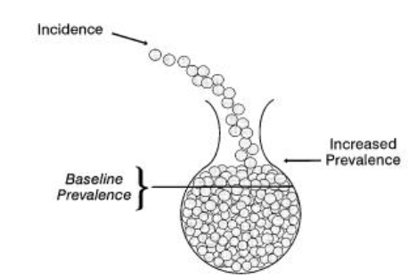 <p>Identify baseline cases, then monitor initially unaffected gorillas for new cases.</p>