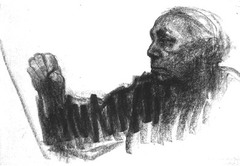 <p>than chì vẽ - vật liệu tạo nét đậm (Example: Charcoal creates dramatic effects. - Than chì tạo hiệu ứng mạnh.)</p>
