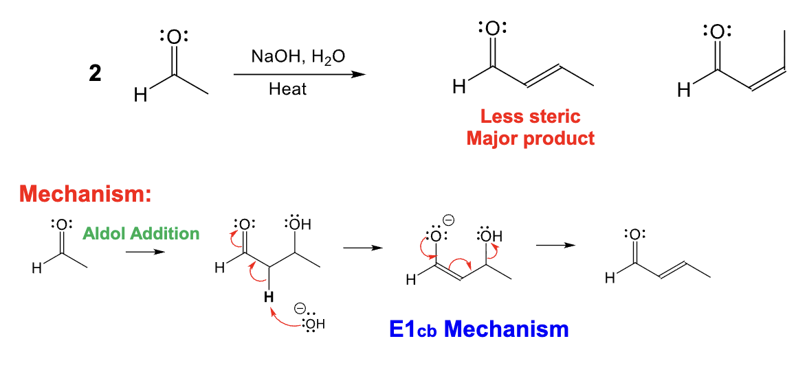 <ul><li><p>Adol condensation reaction occurs</p></li></ul><p></p>
