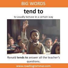 <p>to tend to do something means to do it often or be likely to do it.</p>