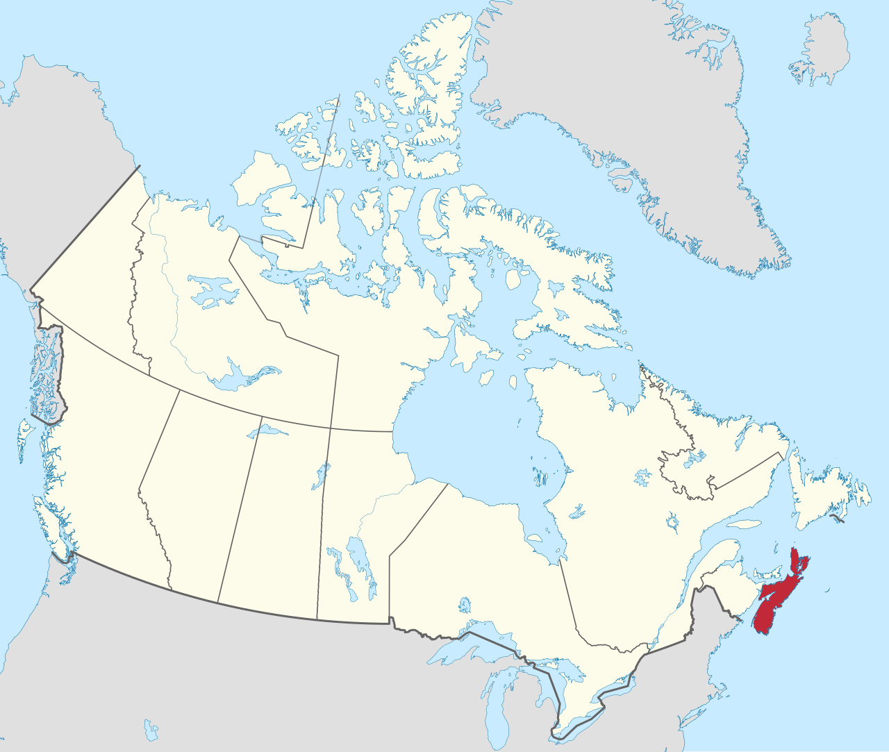 <p>Nova Scotia</p>