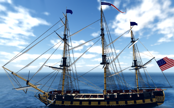 <p><span style="background-color: transparent;">On American warships, the national ensign will be flown from the spanker. The mainmast will display the commissioning pennant, and the foremast will typically fly a “Morale Flag” <br><br>If flown, the naval jack may be hoisted on the mizzenmast</span></p>
