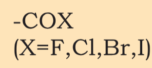 <p>What is the prefix and suffix for this functional group?</p>