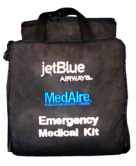 <p>Houses advanced medical supplies to be used by medical professionals or Inflight Crewmembers when authorized. It includes items such as: stethoscope, blood pressure cuffs, common over-the-counter medications, needles.</p>