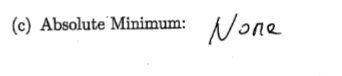 <p>lowest included point anywhere on the graph.</p>