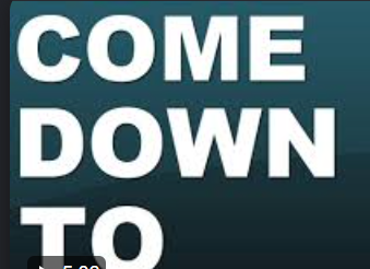 <p>come down to (sth)</p>