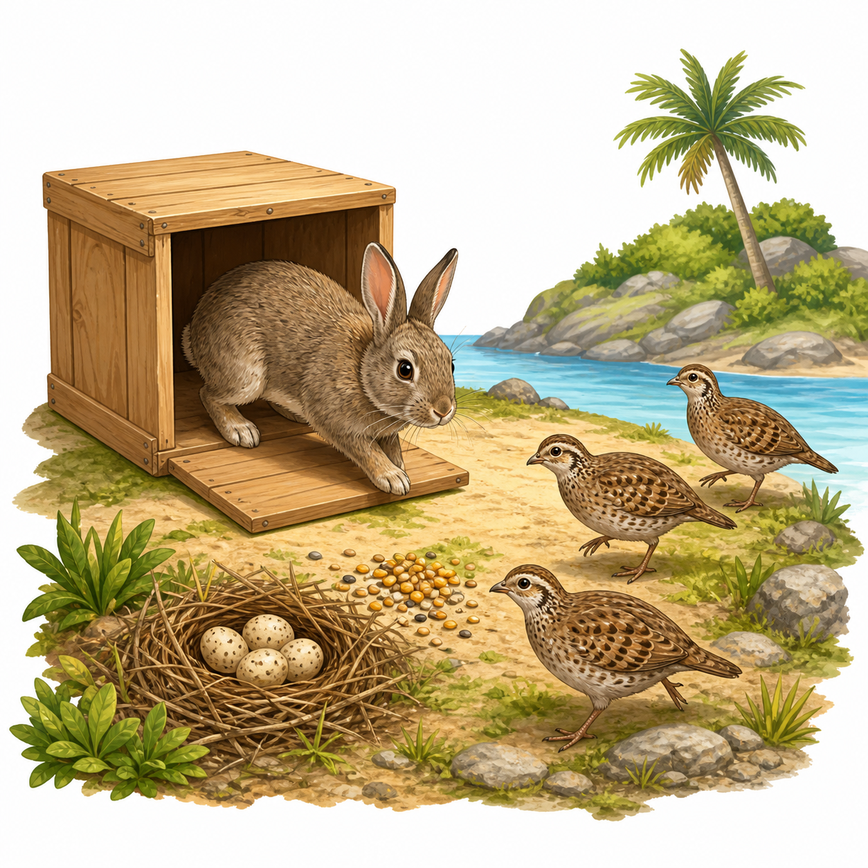 <p>A new animal brought into an ecosystem that can threaten the native species.</p>