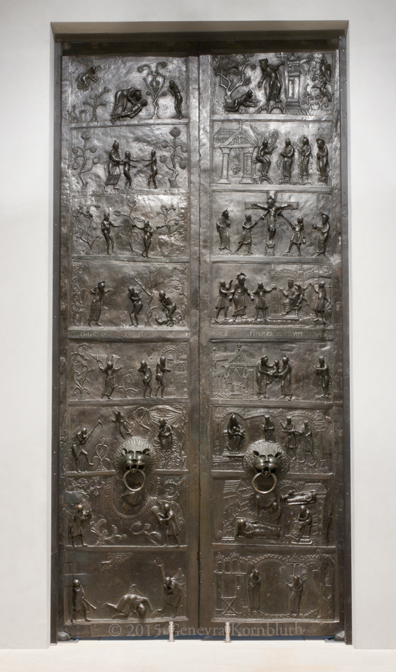 <p>The first large scale hollow cast bronze sculptures in ___, using the ___ (lost wax) method which was lost from antiquity until now.</p>