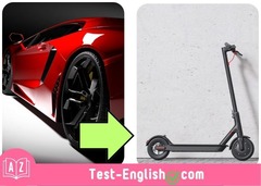 <p>The scooter is _____. It doesn't cost much.</p>