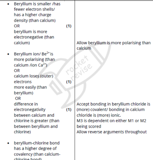 <p>check this:<br><br>- Be2+ ion is smaller <br><br>- so it has more polarizing power<br></p><p>- thus BeCl2 is more covalent and CaCl2 is more ionic</p><p></p>