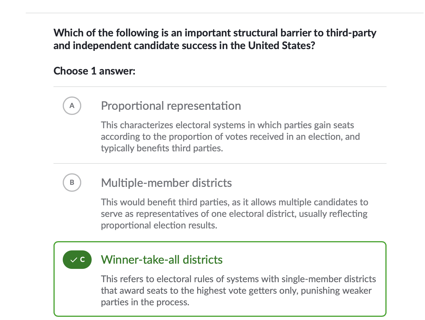 <p>What impacts third parties</p>