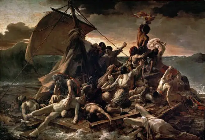 <p>Raft of the Medusa, 1819</p>