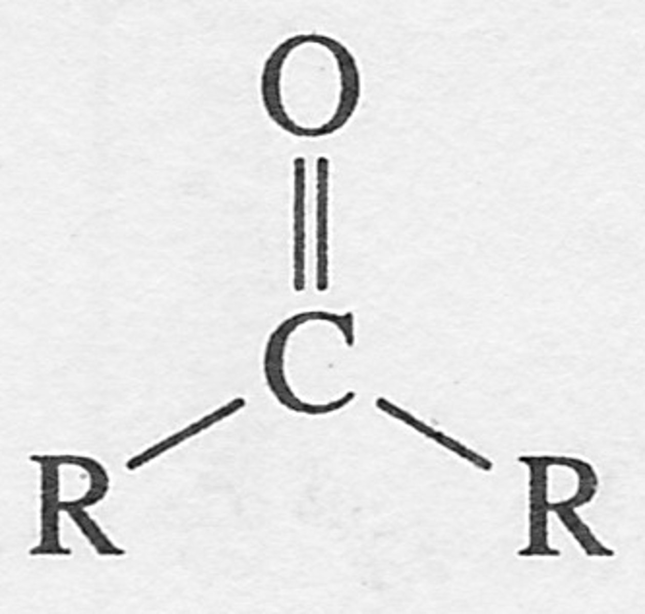 <p>Carbonyl group bonded to two carbons</p>