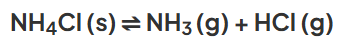 <p><strong>Solid</strong> ammonium chloride</p>