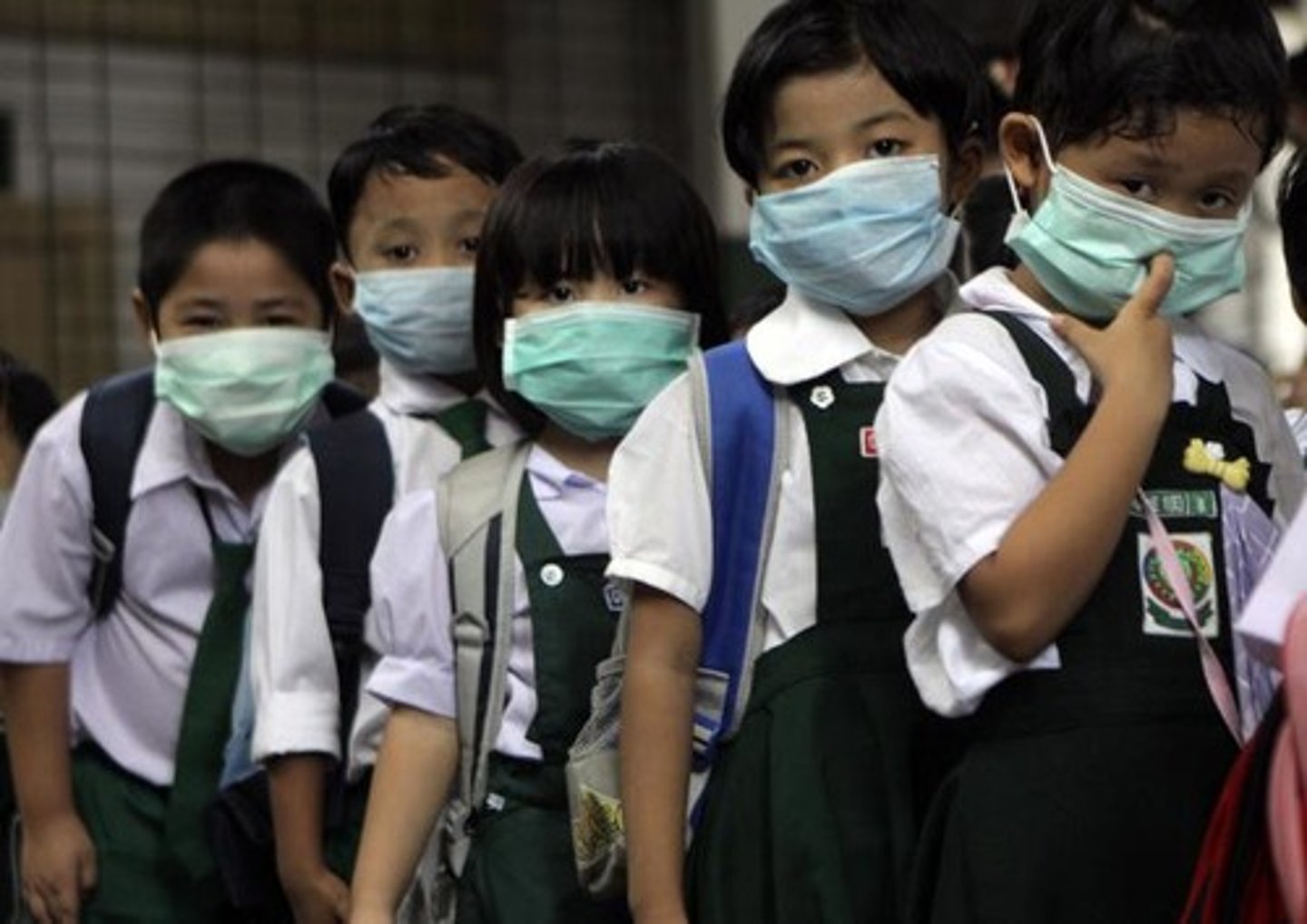 <p>something unpleasant starts to happen somewhere</p><p>"Flu ____ Southern Europe"</p>