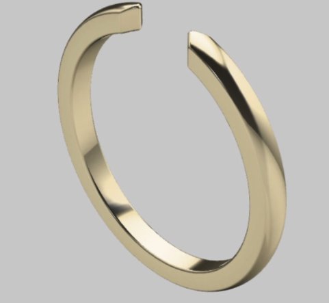 <p><span style="background-color: transparent;">1.8mm Solitaire Band, Open Band</span></p>