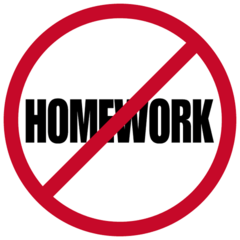 <p>I did not do my homework.</p>
