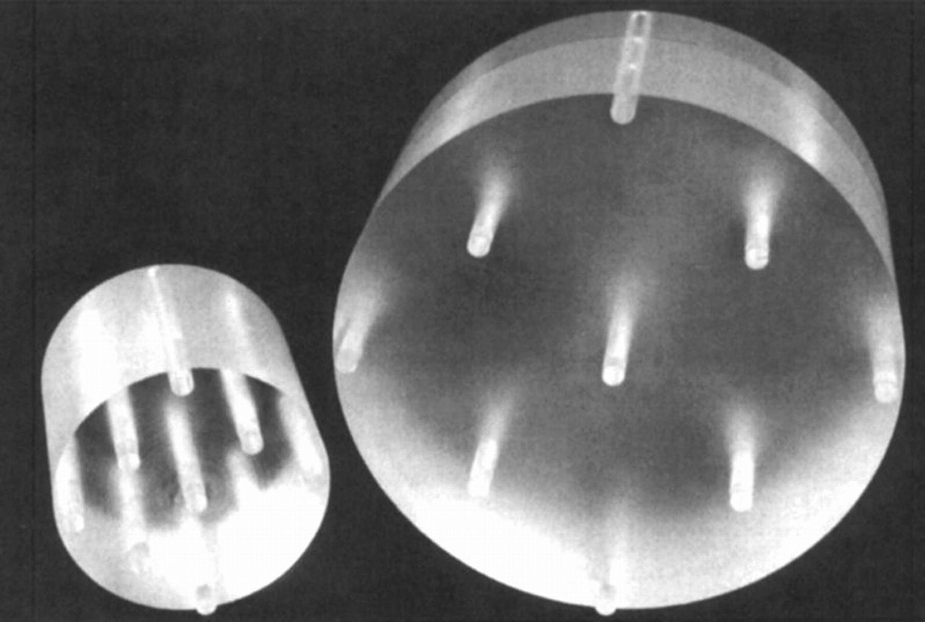 <p>This is a CT QC phantom that helps to quantify MSAD. What is it made out of?</p>