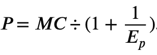 <p><span>higher demand elasticity (sensitive customers) requires a lower markup, while lower elasticity (loyal customers/unique products) allows for higher markups, often ranging from 50% to over 100% depending on the industry</span></p>