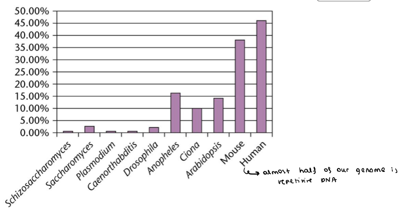 <p>False, almost 50% is repetitive</p>