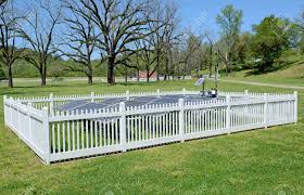 <p>fenced area </p>