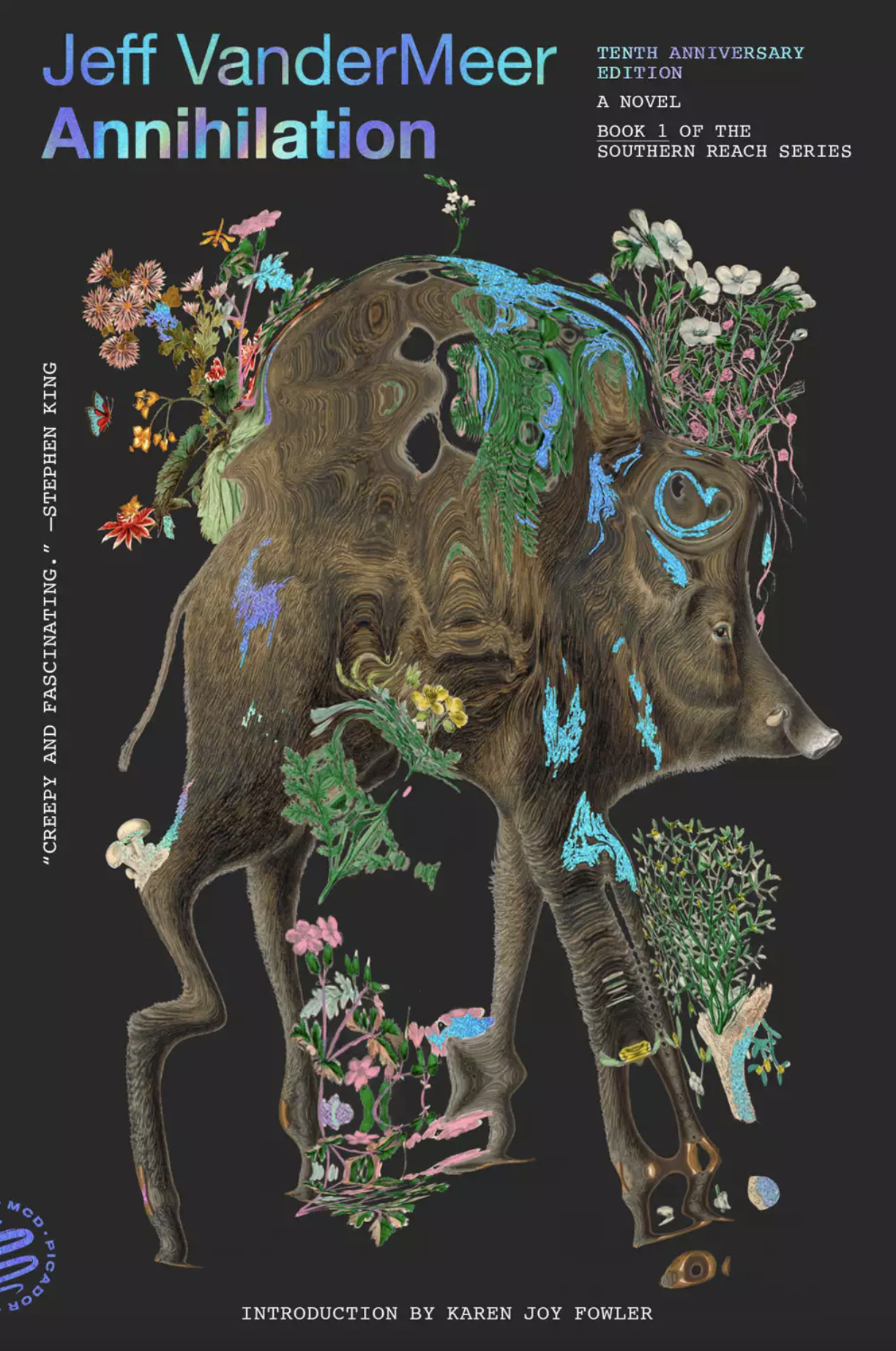 <p>disturbing (features journeys into disturbing locations that appear normal but defy the laws of nature p. 14)</p>