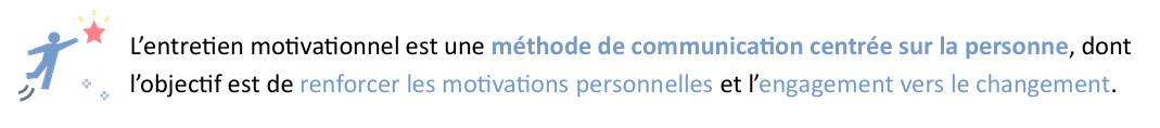 <p></p><p>Il faut respecter <strong>le rythme de la personne</strong> et renforcer ses priorités, objectifs et valeurs</p>