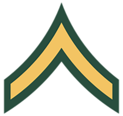 <p>Army: E-2</p>