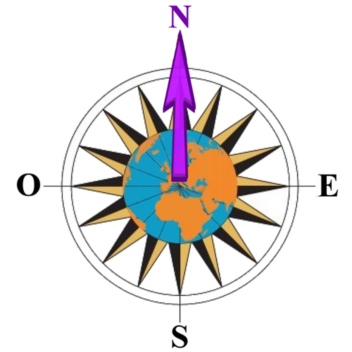 <p>in the North, South, East, West</p>